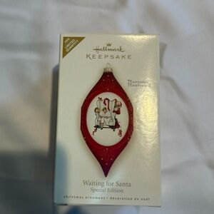 Hallmark Keepsake Red and White Ornament